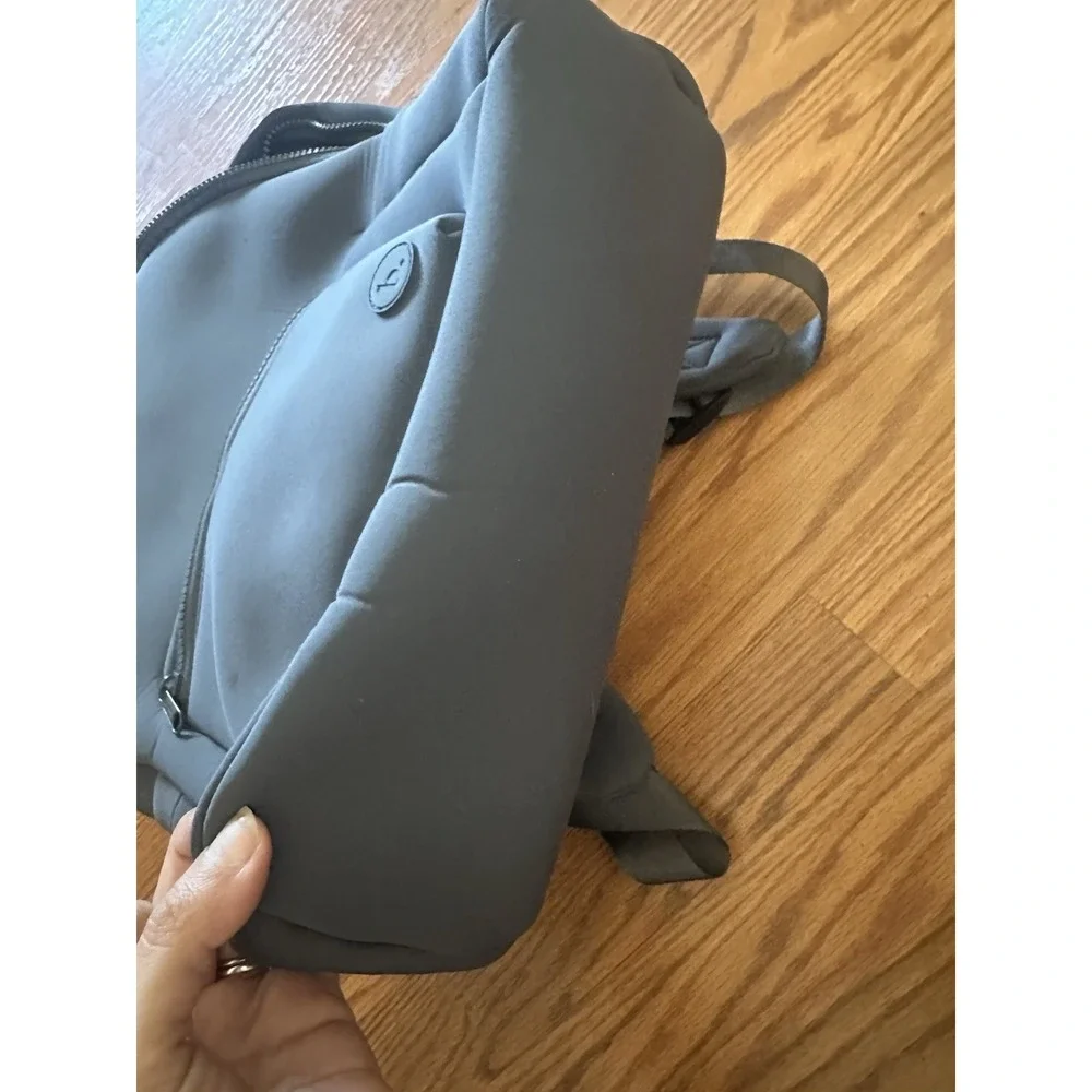Bookish gray backpack